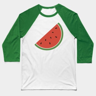 Watery Watermelon Baseball T-Shirt